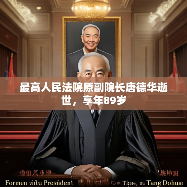最高人民法院原副院长唐德华逝世，享年89岁