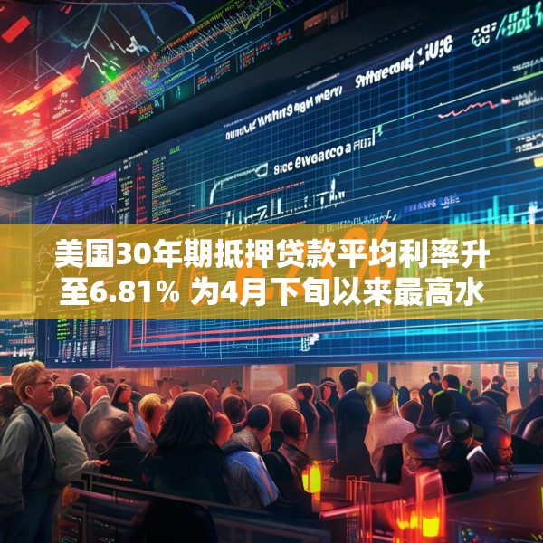 美国30年期抵押贷款平均利率升至6.81% 为4月下旬以来最高水平