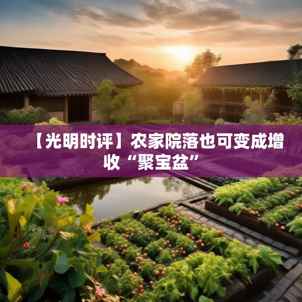 【光明时评】农家院落也可变成增收“聚宝盆”