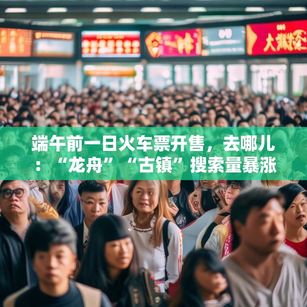 端午前一日火车票开售，去哪儿：“龙舟”“古镇”搜索量暴涨近两倍
