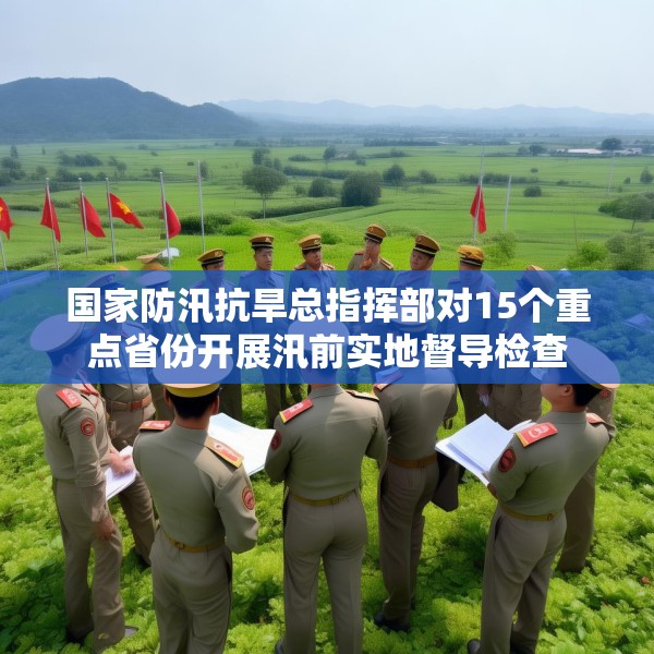 国家防汛抗旱总指挥部对15个重点省份开展汛前实地督导检查