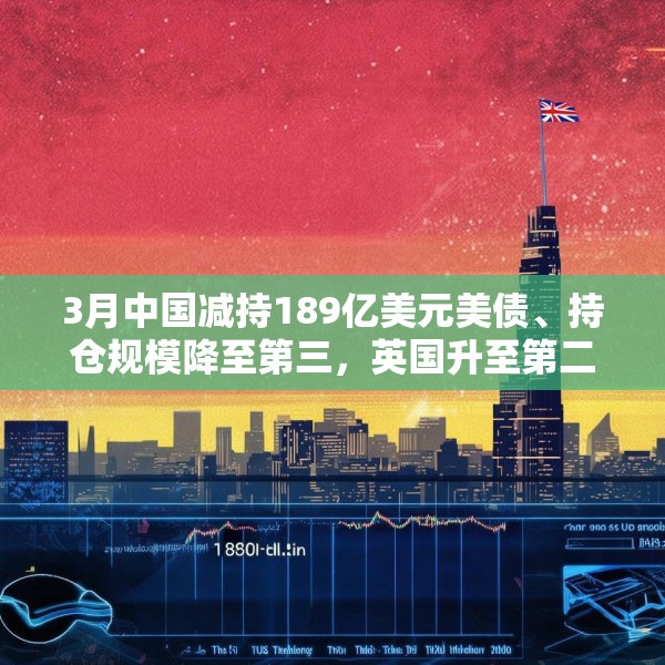 3月中国减持189亿美元美债、持仓规模降至第三，英国升至第二