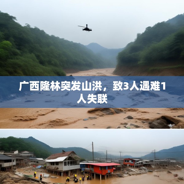 广西隆林突发山洪，致3人遇难1人失联