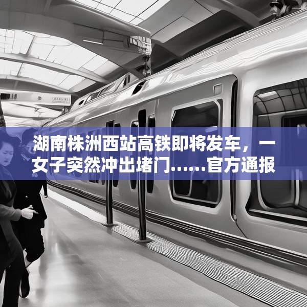 湖南株洲西站高铁即将发车，一女子突然冲出堵门……官方通报