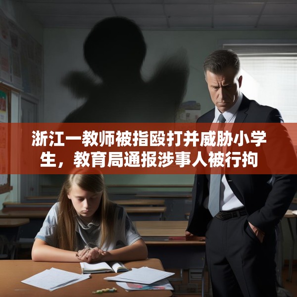 浙江一教师被指殴打并威胁小学生，教育局通报涉事人被行拘