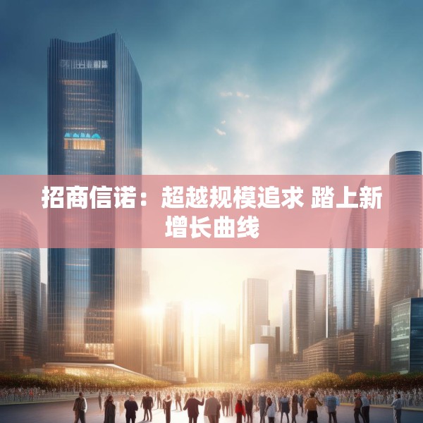 招商信诺：超越规模追求 踏上新增长曲线
