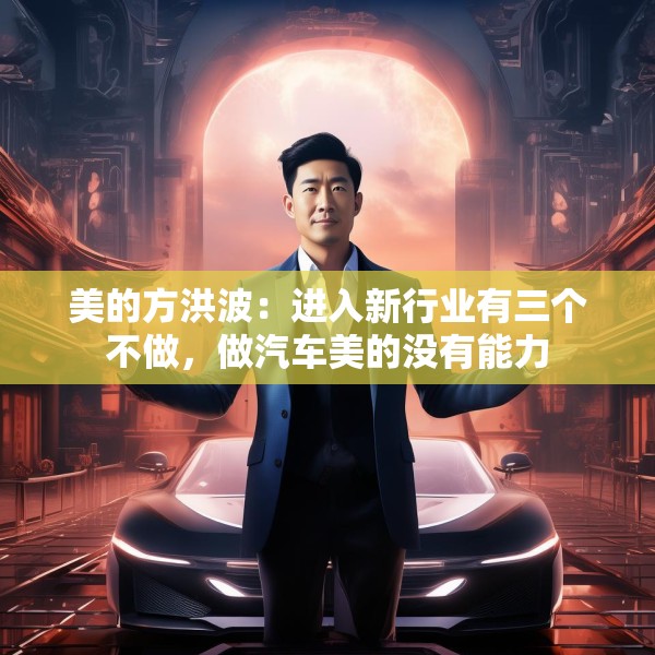 美的方洪波：进入新行业有三个不做，做汽车美的没有能力