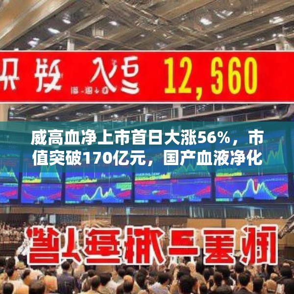 威高血净上市首日大涨56%，市值突破170亿元，国产血液净化龙头受热捧