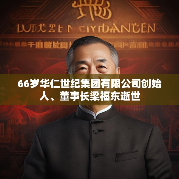 66岁华仁世纪集团有限公司创始人、董事长梁福东逝世