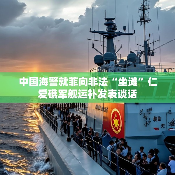 中国海警就菲向非法“坐滩”仁爱礁军舰运补发表谈话