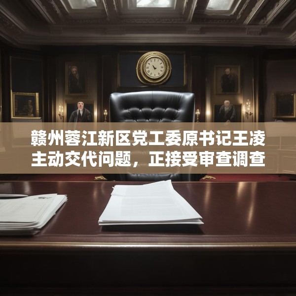 赣州蓉江新区党工委原书记王凌主动交代问题，正接受审查调查