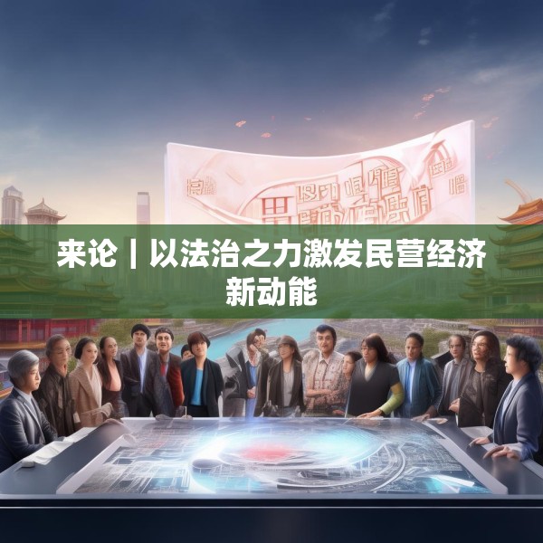 来论｜以法治之力激发民营经济新动能