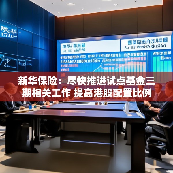 新华保险：尽快推进试点基金三期相关工作 提高港股配置比例