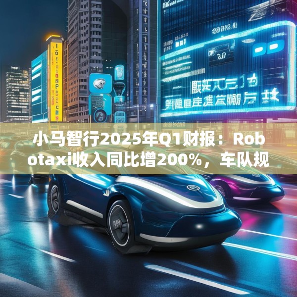 小马智行2025年Q1财报：Robotaxi收入同比增200%，车队规模年底达千台