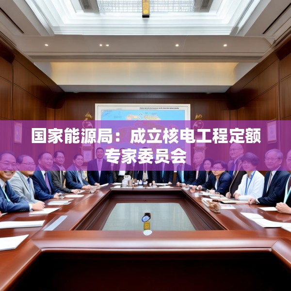 国家能源局：成立核电工程定额专家委员会