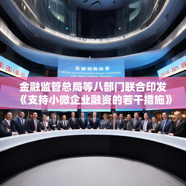 金融监管总局等八部门联合印发《支持小微企业融资的若干措施》