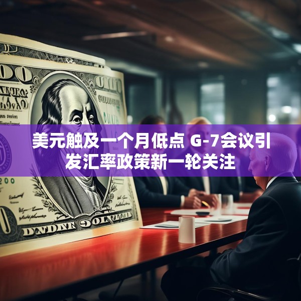 美元触及一个月低点 G-7会议引发汇率政策新一轮关注