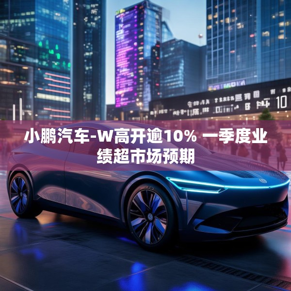 小鹏汽车-W高开逾10% 一季度业绩超市场预期