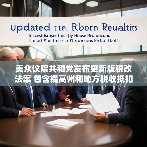 美众议院共和党发布更新版税改法案 包含提高州和地方税收抵扣上限