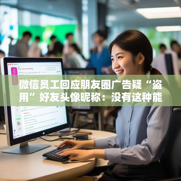 微信员工回应朋友圈广告疑“盗用”好友头像昵称：没有这种能力，也不会这样干