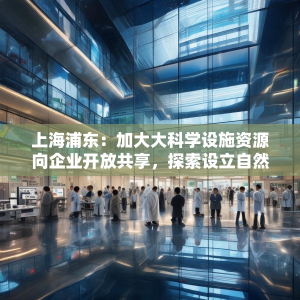 上海浦东：加大大科学设施资源向企业开放共享，探索设立自然科学基金