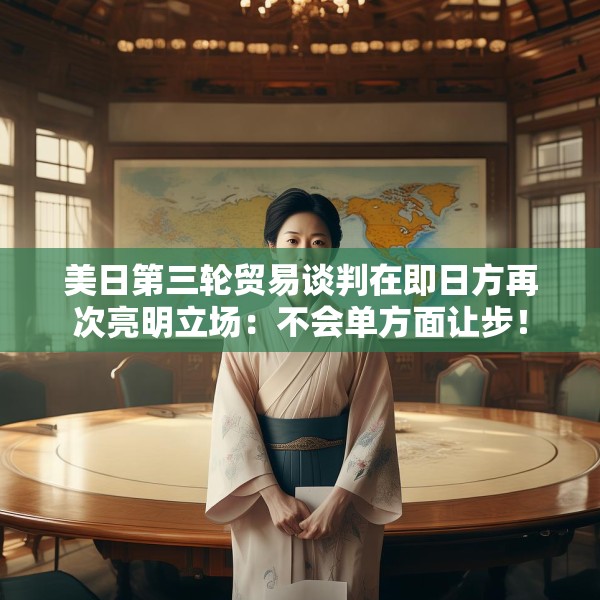 美日第三轮贸易谈判在即日方再次亮明立场：不会单方面让步！