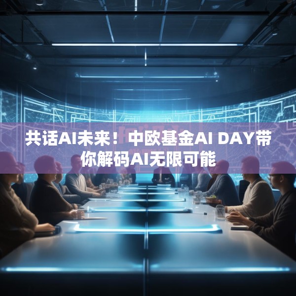 共话AI未来！中欧基金AI DAY带你解码AI无限可能