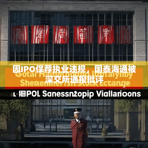 因IPO保荐执业违规，国泰海通被深交所通报批评
