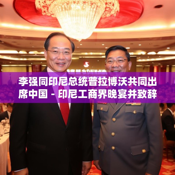 李强同印尼总统普拉博沃共同出席中国－印尼工商界晚宴并致辞