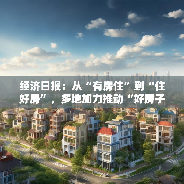 经济日报：从“有房住”到“住好房”，多地加力推动“好房子”建设