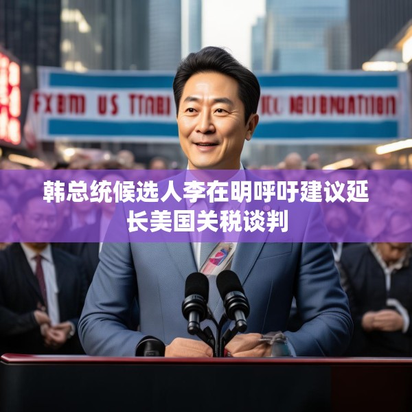 韩总统候选人李在明呼吁建议延长美国关税谈判
