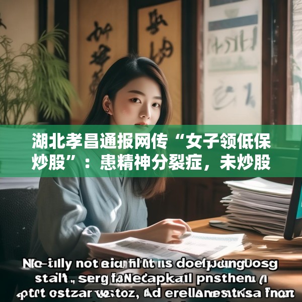 湖北孝昌通报网传“女子领低保炒股”：患精神分裂症，未炒股