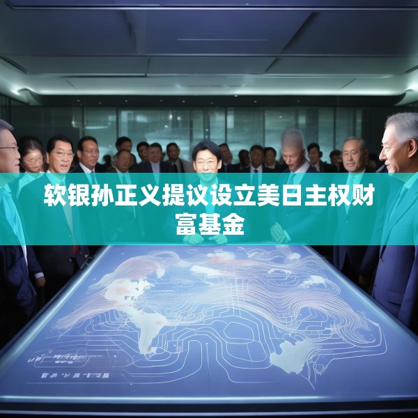 软银孙正义提议设立美日主权财富基金