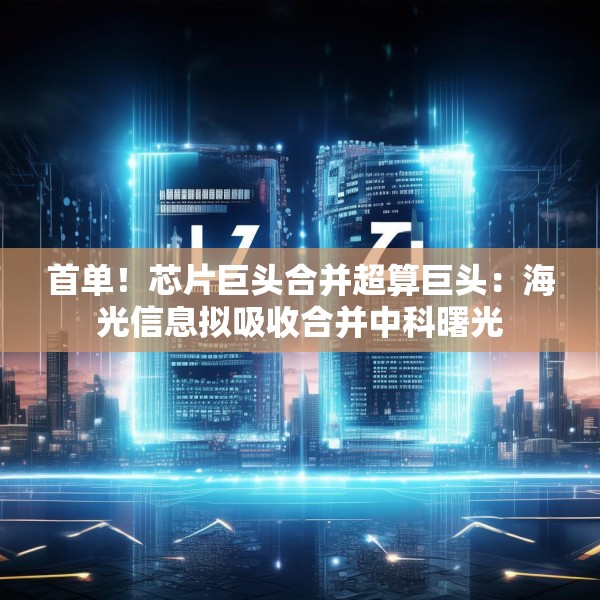 首单！芯片巨头合并超算巨头：海光信息拟吸收合并中科曙光