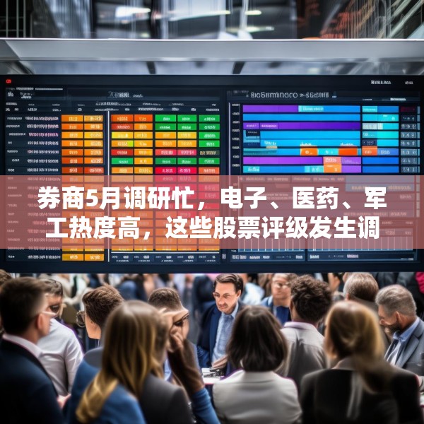 券商5月调研忙，电子、医药、军工热度高，这些股票评级发生调整