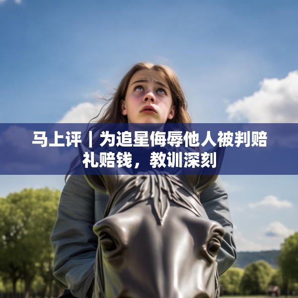 马上评｜为追星侮辱他人被判赔礼赔钱，教训深刻