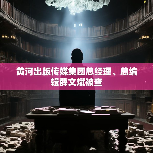 黄河出版传媒集团总经理、总编辑薛文斌被查