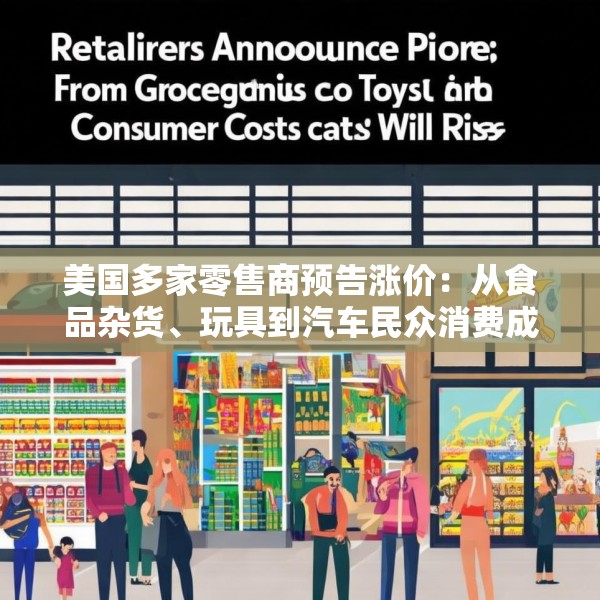 美国多家零售商预告涨价：从食品杂货、玩具到汽车民众消费成本将进一步增加