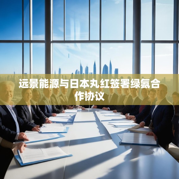 远景能源与日本丸红签署绿氨合作协议