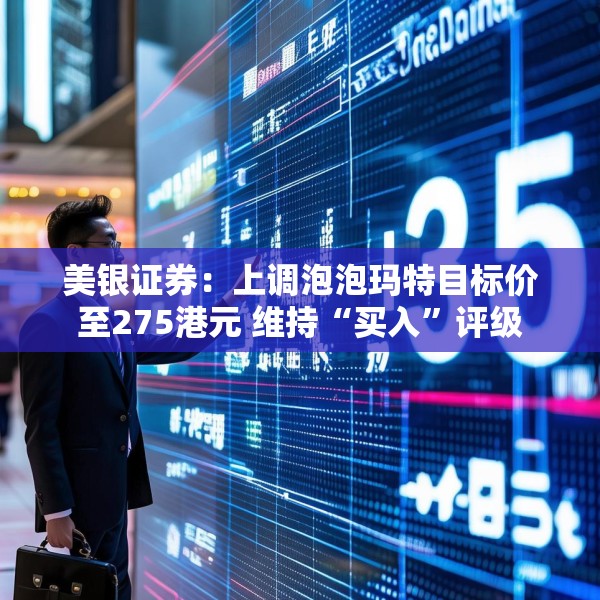 美银证券：上调泡泡玛特目标价至275港元 维持“买入”评级