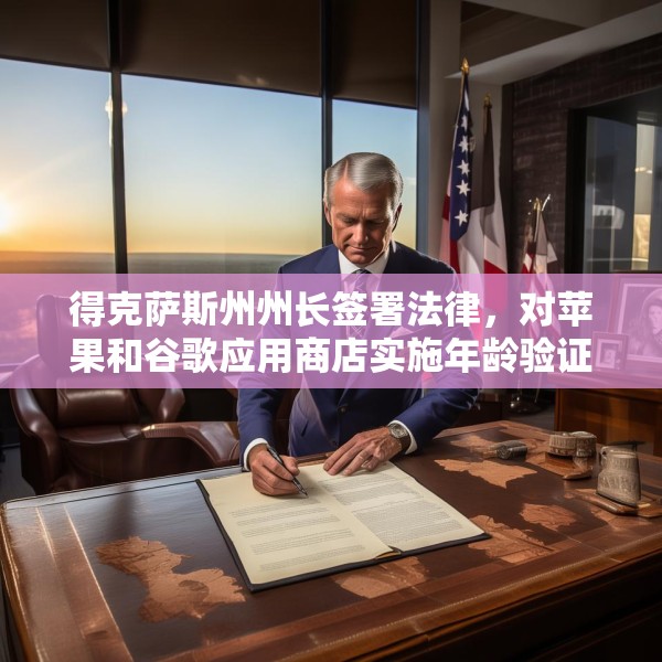 得克萨斯州州长签署法律，对苹果和谷歌应用商店实施年龄验证