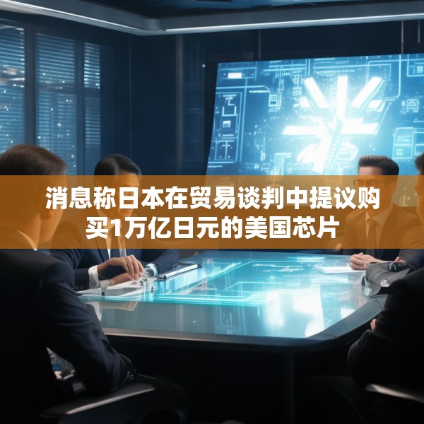 消息称日本在贸易谈判中提议购买1万亿日元的美国芯片