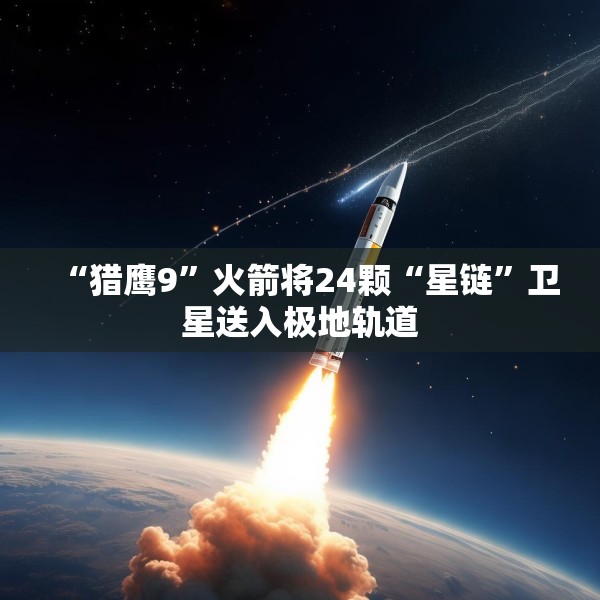 “猎鹰9”火箭将24颗“星链”卫星送入极地轨道