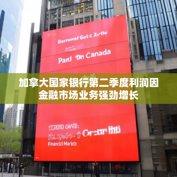 加拿大国家银行第二季度利润因金融市场业务强劲增长