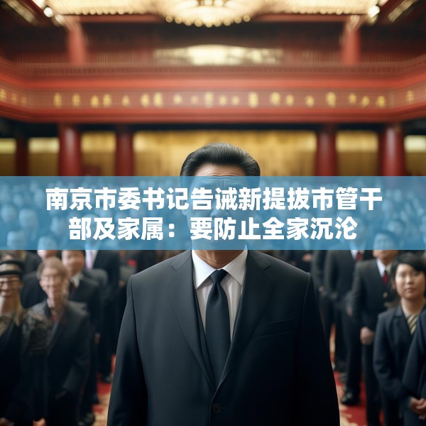 南京市委书记告诫新提拔市管干部及家属：要防止全家沉沦