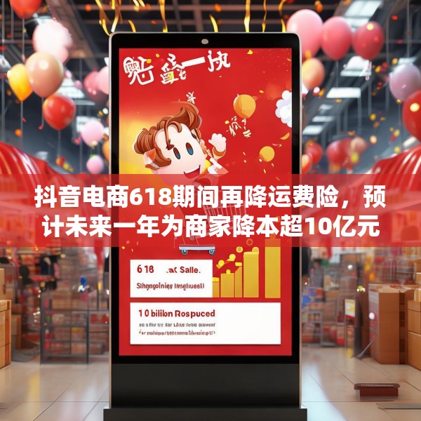 抖音电商618期间再降运费险，预计未来一年为商家降本超10亿元