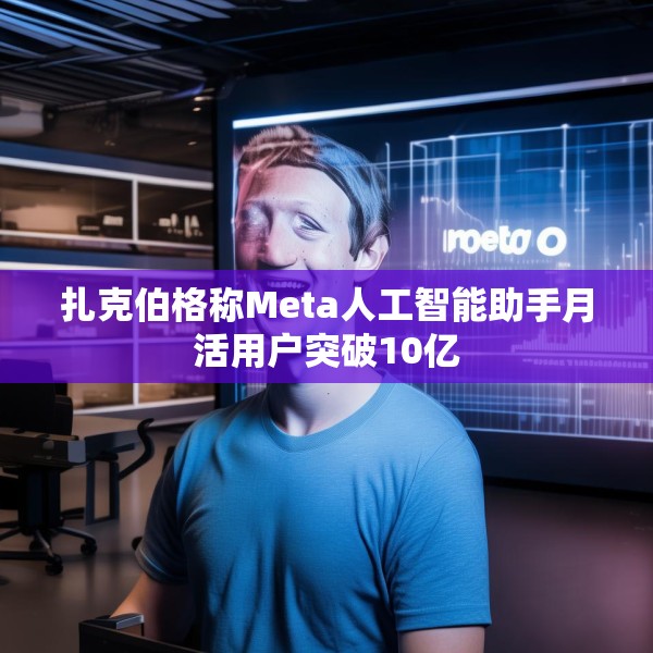 扎克伯格称Meta人工智能助手月活用户突破10亿