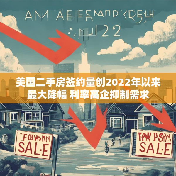 美国二手房签约量创2022年以来最大降幅 利率高企抑制需求