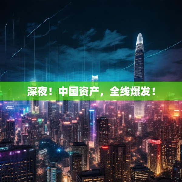 深夜！中国资产，全线爆发！