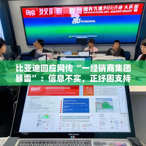比亚迪回应网传“一经销商集团暴雷”：信息不实，正纾困支持